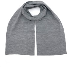 Naz Ipek Akrilik/pamuk Örgü Düz Renk  Atkı Şal 190X30CM