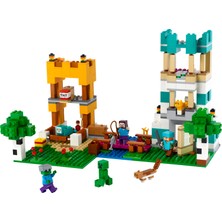 LEGO® Minecraft™ Çalışma Kutusu 4.0 21249 - 8 Yaş ve Üzeri Macera Oyunları Seven Çocuklar Içinkale Içeren Özel Yapım Yaratıcı Oyuncak Yapım Seti (605 Parça)