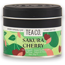 Tea Co Kiraz Çiçekli Yeşil Çay Sakura Cherry 25 gr