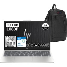 Hp 15-FD0013NT Intel Core I7 1355U 32GB 1tb SSD 15.6 Inç Fhd Freedos Taşınabilir Bilgisayar 88T57EAWF05 + Zetta Çanta