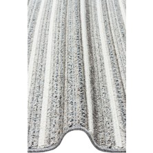 Eko Halı Soho Sh 21 Ivory Grey Hav Toz Vermez Hasır Dokuma Modern Iskandinav Tarz Makine Dokuması Halı