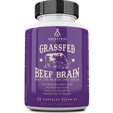 Ancestral Supplements Beef Brain & Beef Liver New Zealand & Australia Grassfed Hormone Pesticide & Gmo Free 180 Kapsül