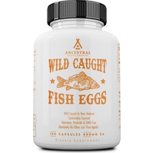 Ancestral Supplements New Zealand Wild Caught Fish Eggs 180 Kapsül Hormone Pesticide & Gmo Free