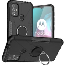 Seniee Motorola Moto G30/G20/G10 Halkalı Standlı Telefon Kılıfı (Yurt Dışından)