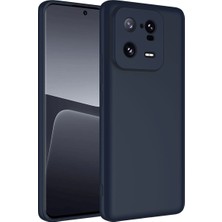 Case 4U Xiaomi Mi 13 Pro Kılıf Kamera Korumalı Içi Kadife Logosuz Mara Lansman Silinebilir Lacivert