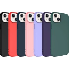 Case 4U Apple iPhone 15 Plus Kılıf Içi Kadife Logosuz Lsr Lansman Silinebilir Arka Kapak Derin Mor