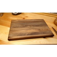 F&S WoodArt Ahşap El Yapımı Kesme Sunum Steak Et Doğrama Tahtası 40 cm