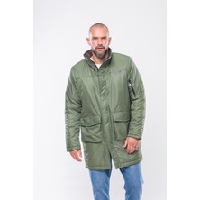 Kevin K235 Erkek Lacivert Kapşonlu Parka