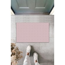 Dijital Baskı Yeşil Dış ve Iç Mekan Doğal Taş Desen Kapı Önü Paspası