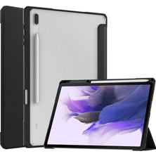 Chunkyated Samsung Tab S7 Fe T736 Koruyucu Kılıf S7 Plus T970 Üç Katlı Deri Kılıf S8+ Kalem Yuvası X800 Için Uygun (Yurt Dışından)