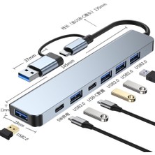 Chunkyated Hub One Drag Seven 3.0 Dizüstü Bilgisayar Typec Ayırıcı USB Uzantısı (Yurt Dışından)