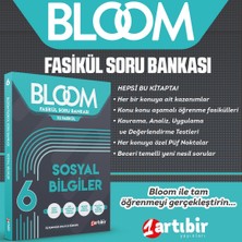 Artıbir Yayınları 6. Sınıf Sosyal Bilgiler Bloom 32 Fasikül Soru Bankası (Kolaydan Zora Yeni Nesil Sorular)