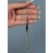 Çelikoğlu Kuyumculuk 14 Ayar Altın Bebek Çocuk Künyesi Bileklik 3,58 gr