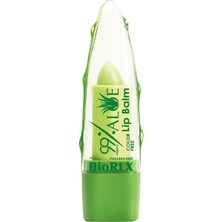 Biorlx Dudak Balmı %99 Aloe Vera Color Free Renksiz Nemlendirici Vegan Cilt Bakım 3,5 gr