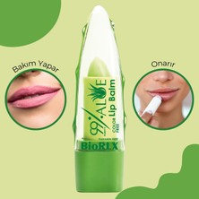 Biorlx Dudak Balmı %99 Aloe Vera Color Free Renksiz Nemlendirici Vegan Cilt Bakım 3,5 gr