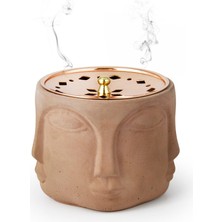 Coho Objet Coho Box Faces Bakır Kapaklı Terra Tütsülük & Üzerlik & Adaçayı & Lavanta Hediye Seti