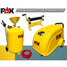 Pax 200 Bar Yıkama 100 Litre Köpük Tankı ve Bez Sıkma Merdanesi Seti