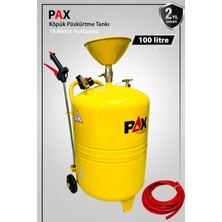 Pax 200 Bar Yıkama 100 Litre Köpük Tankı ve Bez Sıkma Merdanesi Seti