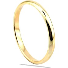 Sefa Gold 2mm Sarı Düz Bombe Klasik Alyans