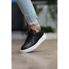 Tetri Achilles Model  Deri Erkek Siyah Casual Ayakkabı