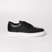 Tetri Achilles Model  Deri Erkek Siyah Casual Ayakkabı