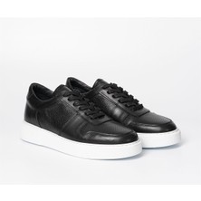 Tetri Achilles Model  Deri Erkek Siyah Casual Ayakkabı