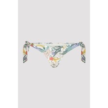 Çok Renkli Dream Garden Brazilian Bikini Altı
