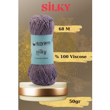 Filyarn Açık Mor Silky Örgü İpi