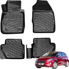 Ehiltek Ford Fiesta (2009-2013) Kauçuk Paspas - (Siyah)