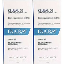 Ducray Kelual DS Kepek Karşıtı Bakım Şampuanı 100 ml x 2 Adet