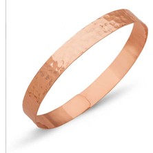 Mona Roza Gümüş El Işi Dövme Bayan  925 Ayar Gümüş Bilezik