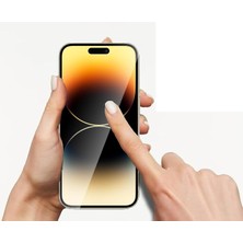 Hanedanev İPHONE15 Pro Hayalet Ekran Koruyucu Kırılmaz Cam