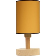 Lumexx Anka Naturel Hardal Abajurlu Masa Lambası