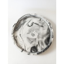 Kedi Creative Arts Marble Dekoratifbeton Tepsi Sunumluk