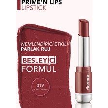 Flormar - Ruj - Prime'n Lips 019 Scarlet Sienna 8690604364503 33000018