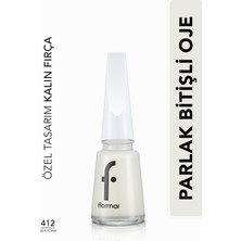 Nail Enamel Yoğun Renk Veren Uzun Süre Kalıcı Parlak Oje (412 Sea Foam) 8682536036023