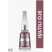 Flormar Glitter Red In Silver 39 Oje