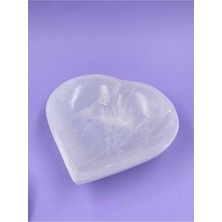 Nelleovana Selenit Taşı Kalp Kase 10 cm