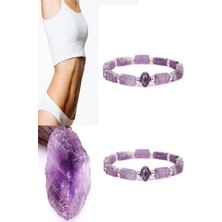 Nelleovana Doğal Ametist Vücut Arındırıcı Zayıflama Bilekliği