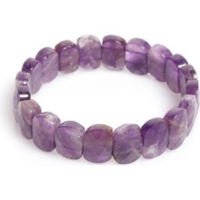 Nelleovana Ametist Doğal Taş Bileklik Özel Kesim