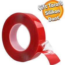 Badem10 Automix Çift Taraflı Silikon Bant Monttaj Bandı 18 mm x 1,75 mt 44791