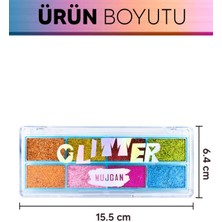 MUJGAN 8' li Renkli Glitter Far Paleti No:2