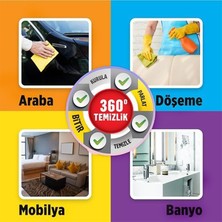 Badem10 Automix Araba Araç Otomobil Oto Yıkama Jumbo Güderi Bez Mikrofiber Döşeme Mobilya Temizlik 50X40