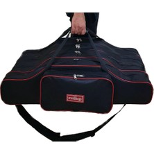 Modibags Siyah 105CM 4 Gözlü Lüx Olta Çantası