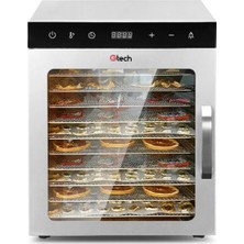 G-Tech SS-10H Sebze ve Meyve Kurutucu, 10 Tepsi Kapasiteli