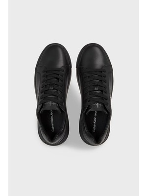 Calvin Klein  Deri Logolu Sneaker Ayakkabı YM0YM006810GT Erkek Ayakkabı YM0YM00681 0gt