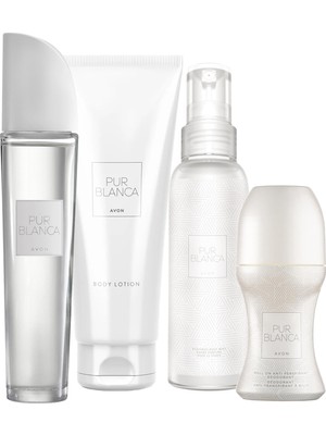 Avon Pur Blanca Kadın Parfüm Losyon Rollon ve Vücut Spreyi Seti