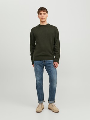 Jack & Jones Bisiklet Yaka Örme Kazak - Jack