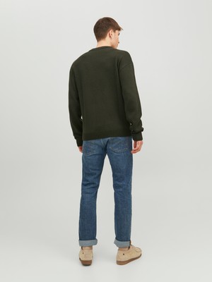 Jack & Jones Bisiklet Yaka Örme Kazak - Jack