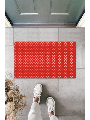 Dijital Baskı Yeşil Dış ve Iç Mekan Doğal Taş Desen Kapı Önü Paspası